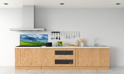 Spatscherm keuken Onweerswolken