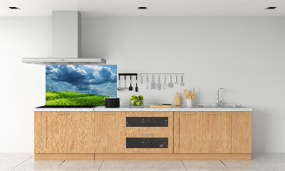 Spatscherm keuken Onweerswolken