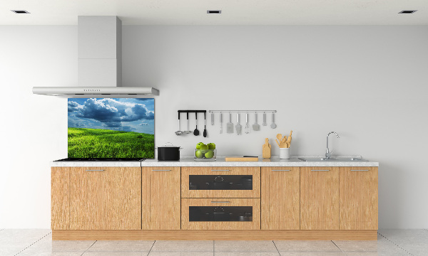 Spatscherm keuken Onweerswolken