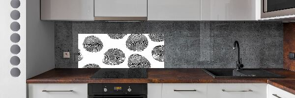 Panel do kuchni Odciski palców