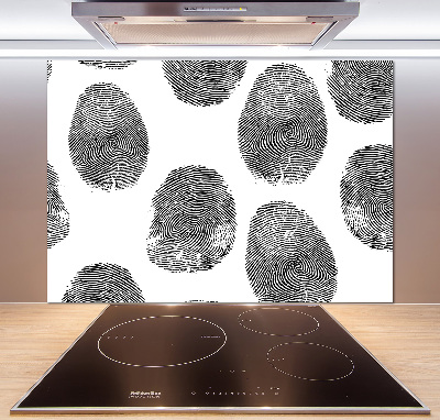 Keuken achterwand Vingerafdrukken