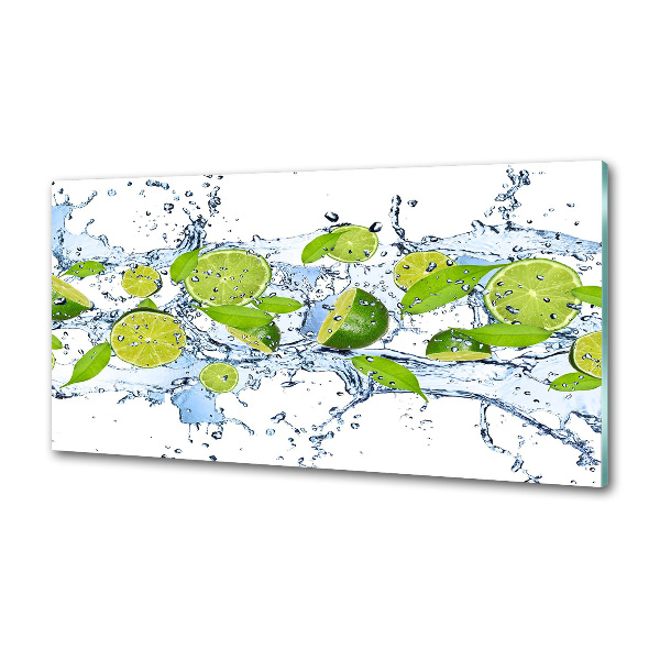 Achterwand keuken Limoenen en water