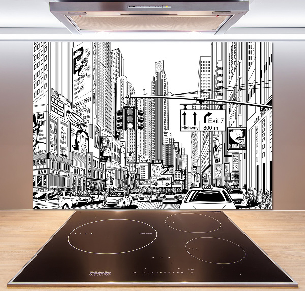 Panel do kuchni Ulice Nowego Jorku