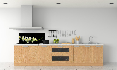 Spatscherm keuken Orchidee