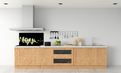 Spatscherm keuken Orchidee