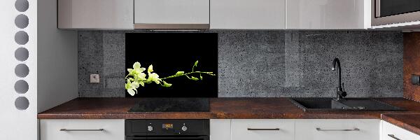 Spatscherm keuken Orchidee