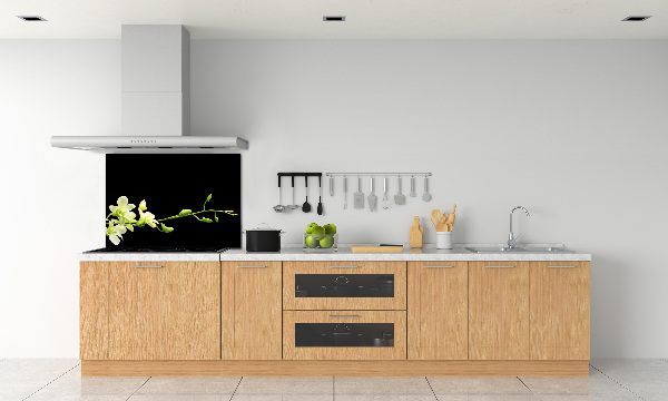 Spatscherm keuken Orchidee