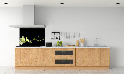 Spatscherm keuken Orchidee