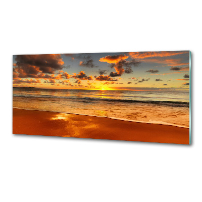 Keuken achterwand Zonsondergangstrand