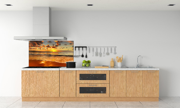 Keuken achterwand Zonsondergangstrand
