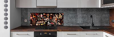 Panel do kuchni Produkcja kawy