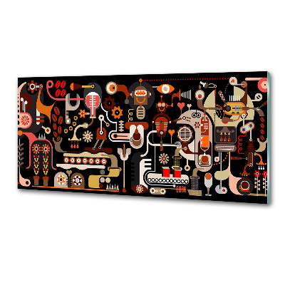 Panel do kuchni Produkcja kawy