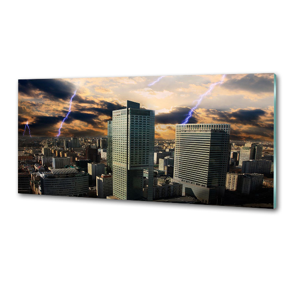 Panel do kuchni Burza nad Warszawą