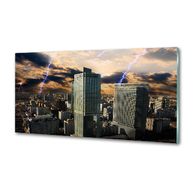 Panel do kuchni Burza nad Warszawą