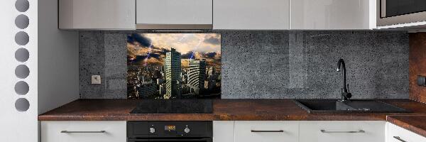 Panel do kuchni Burza nad Warszawą