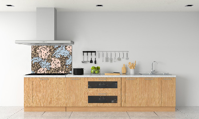 Keuken achterwand Bloemenpatroon