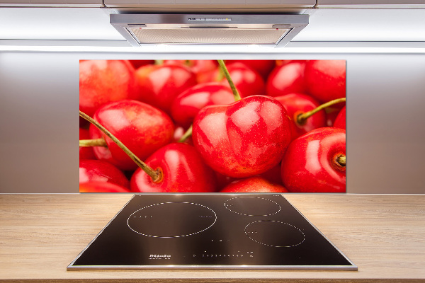 Panel szklany do kuchni Wiśnia