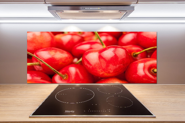 Panel szklany do kuchni Wiśnia