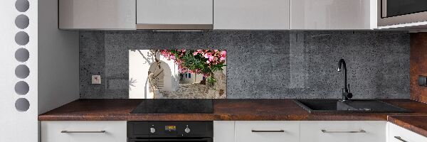 Glazen achterwand keuken Charmante straatjes