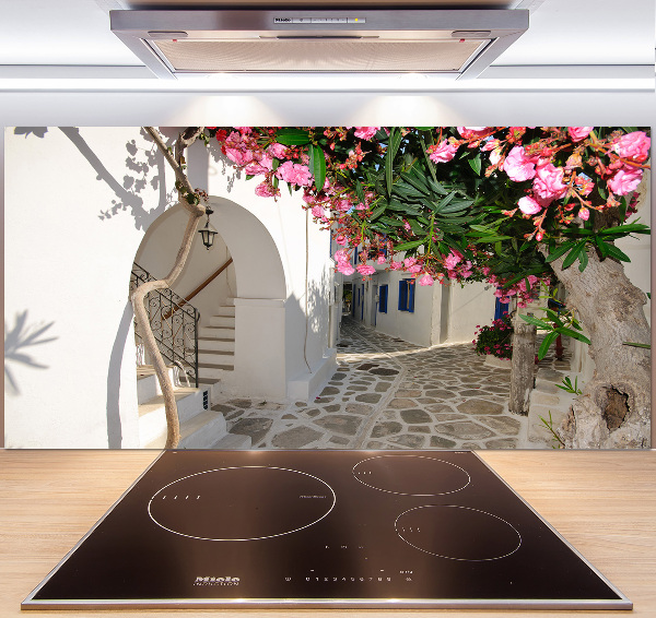 Glazen achterwand keuken Charmante straatjes