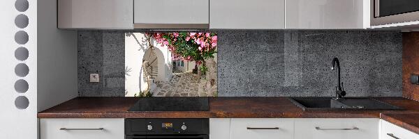 Glazen achterwand keuken Charmante straatjes