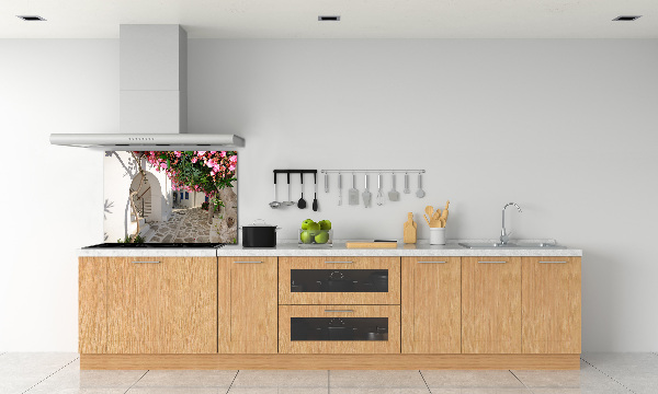 Glazen achterwand keuken Charmante straatjes