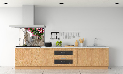 Glazen achterwand keuken Charmante straatjes