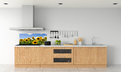 Keuken achterwand Zonnebloemen