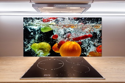 Keuken achterwand Fruit onder water