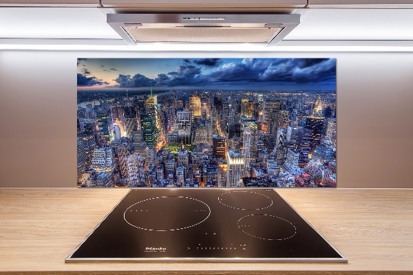 Panel lacobel Nowy Jork lot ptaka