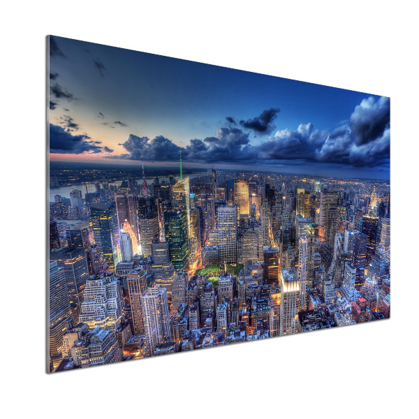 Panel lacobel Nowy Jork lot ptaka