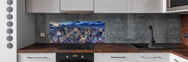 Panel lacobel Nowy Jork lot ptaka