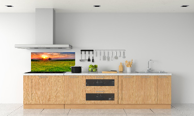 Achterwand keuken Zonsondergangweide