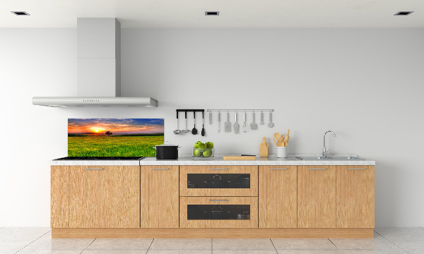 Achterwand keuken Zonsondergangweide