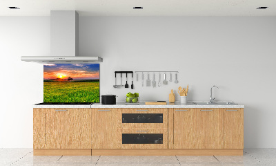 Achterwand keuken Zonsondergangweide