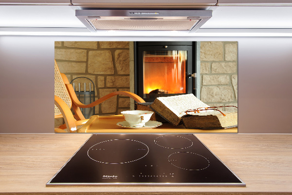 Spatscherm keuken Haard