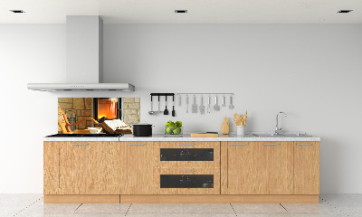 Spatscherm keuken Haard