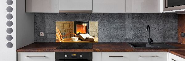 Spatscherm keuken Haard