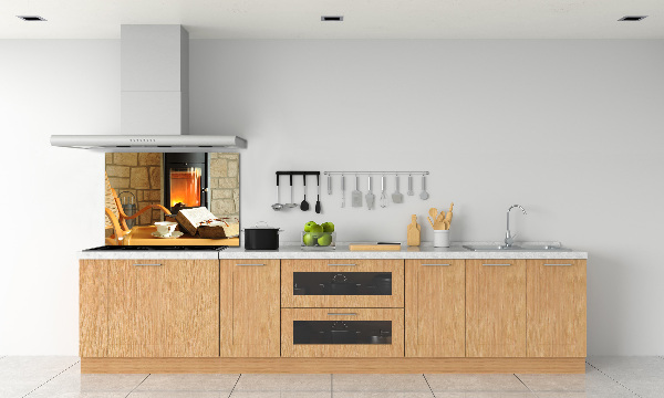 Spatscherm keuken Haard