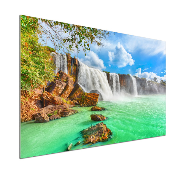 Panel szklany do kuchni Kaskada