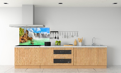 Panel szklany do kuchni Kaskada