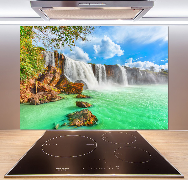 Panel szklany do kuchni Kaskada