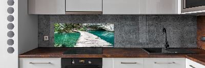 Panel do kuchni Jeziora Plitwickie