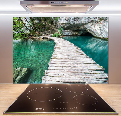 Panel do kuchni Jeziora Plitwickie