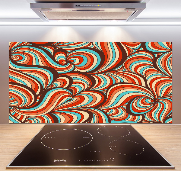 Achterwand keuken Wervelend patroon