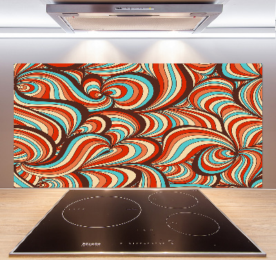 Achterwand keuken Wervelend patroon
