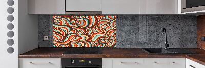 Achterwand keuken Wervelend patroon