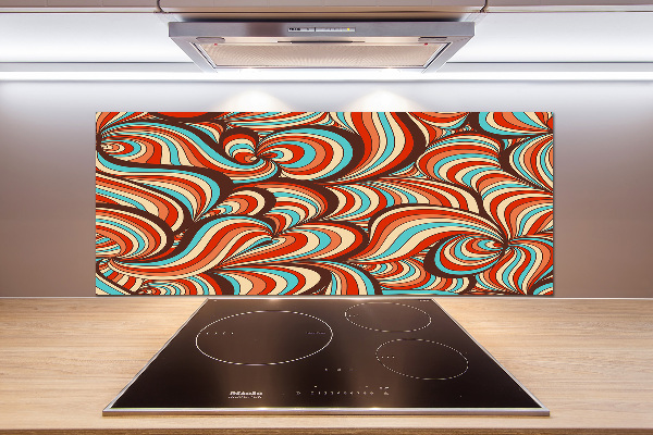 Achterwand keuken Wervelend patroon