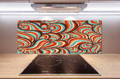 Achterwand keuken Wervelend patroon
