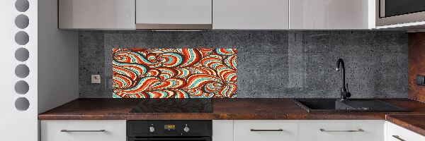 Achterwand keuken Wervelend patroon